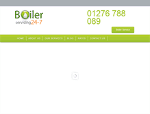 Tablet Screenshot of boilerservicing24-7.com